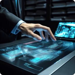 Modern office environment