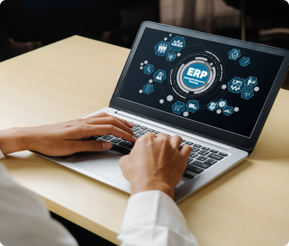 Company vision and values illustration